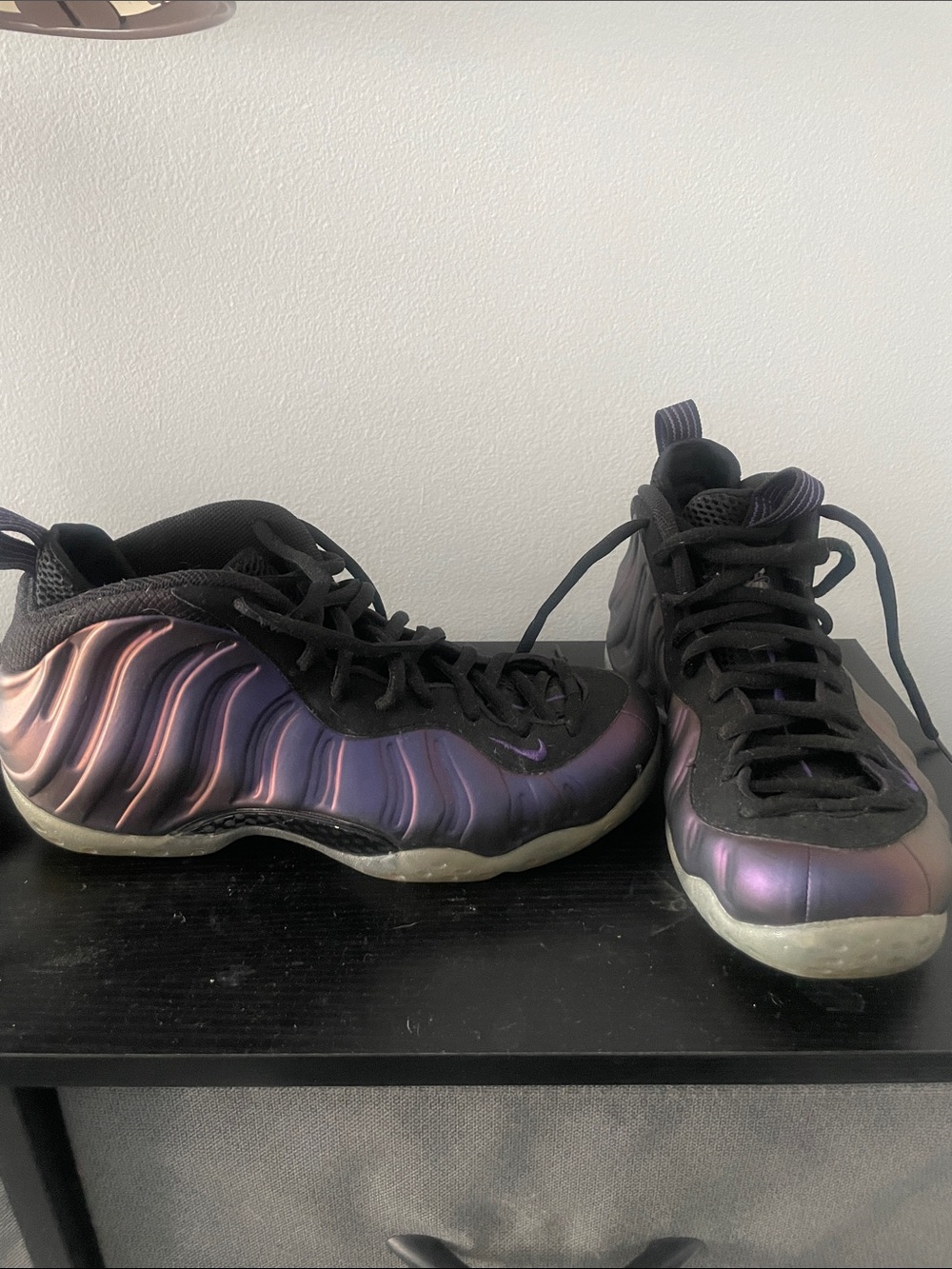 Nike Foamposite One Iridescent Purple/Black Basketball Shoes